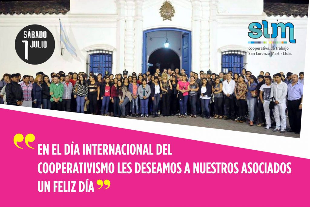 SÁBADO 1 DE JULIO DÍA INTERNACIONAL DE LA COOPERACIÓN