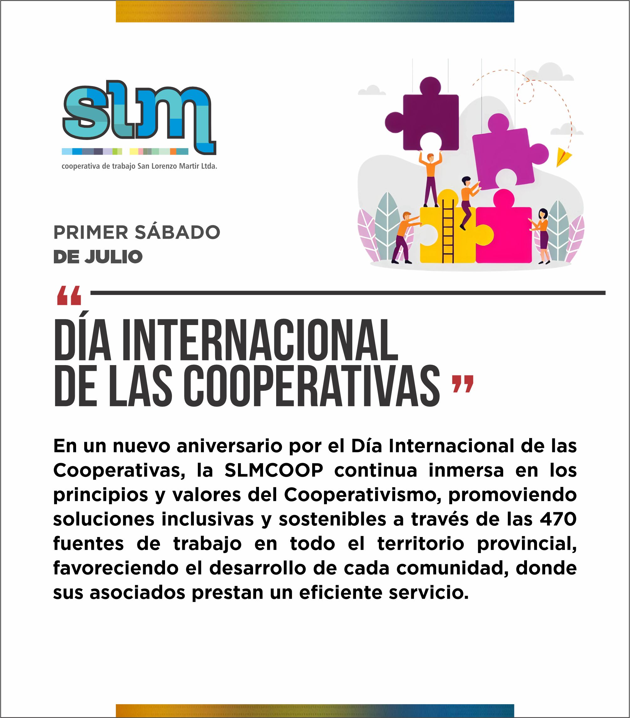 Día Internacional de las Cooperativas